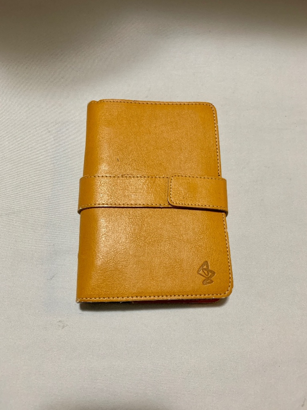 Vintage Classic Personal Planner Organizer 6 Ring - Mustard Color